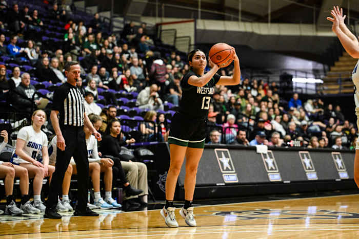 South Medford West Salem 6A Oregon girls basketball quarterfinal Naji Saker -27